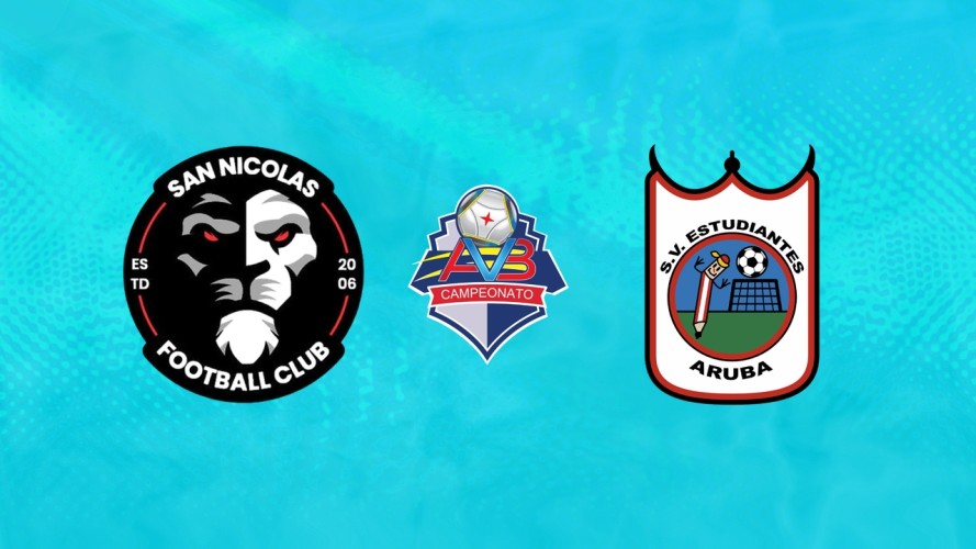 San Nicolas vs Estudiantes Aruba event artwork