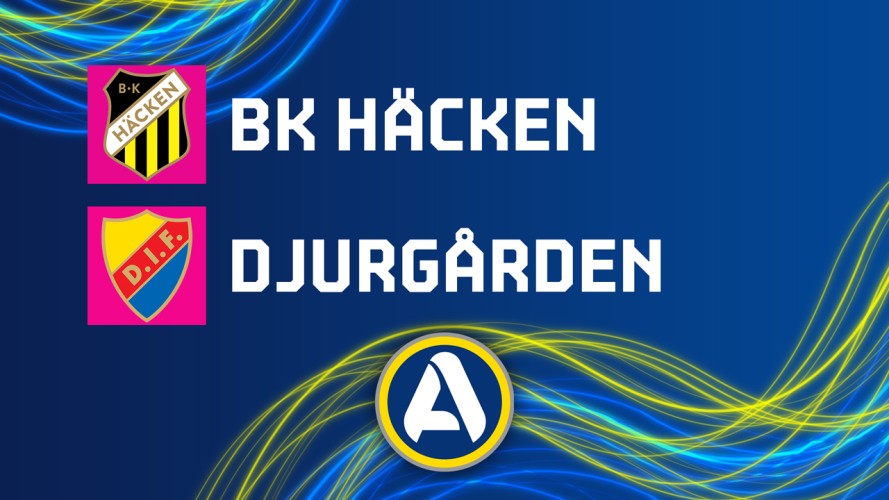 Häcken vs Djurgården event artwork