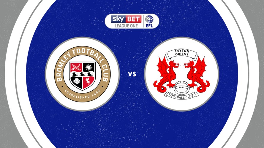 Bromley vs Leyton Orient event artwork
