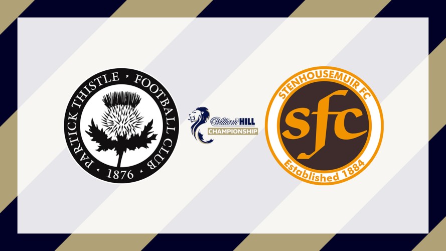 Partick Thistle vs Stenhousemuir event artwork