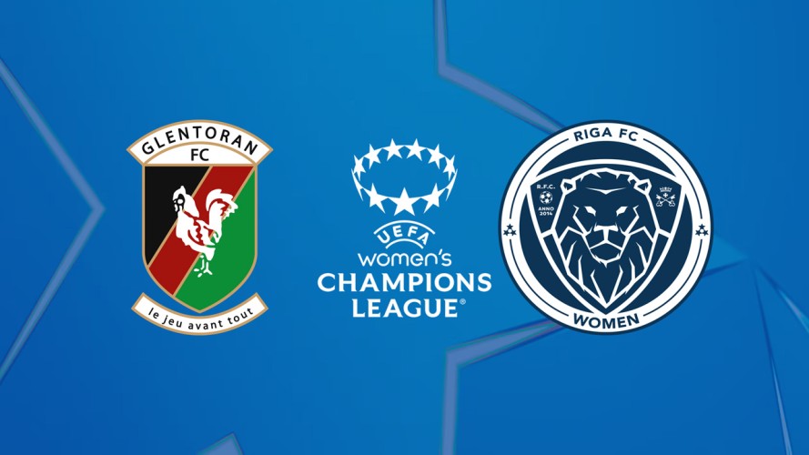 Glentoran Women vs Riga FC Women event artwork