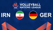 Iran Volleyball vs Germany Volleyball thumbnail artwork