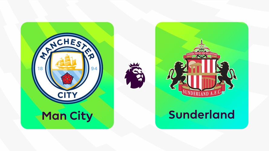 Manchester City vs Sunderland event artwork