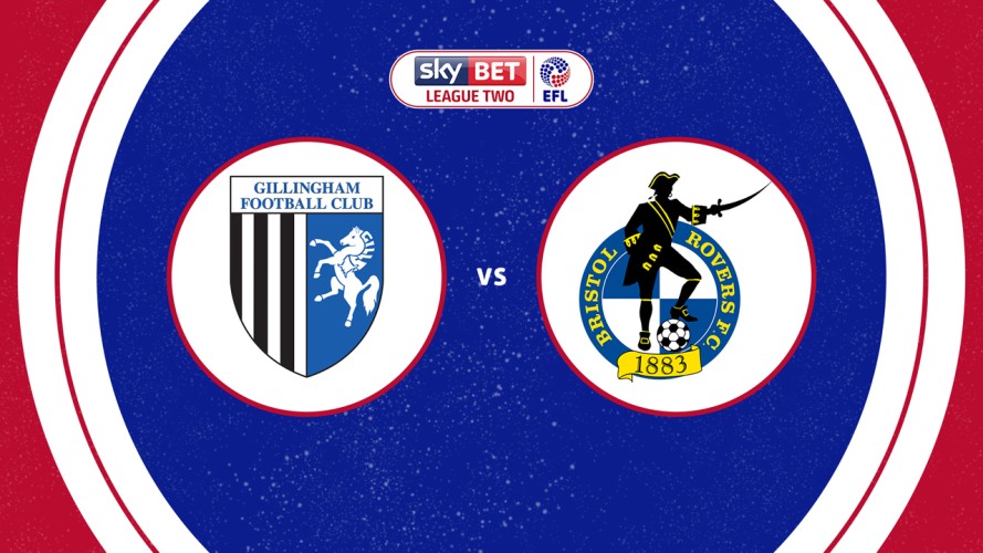 Gillingham vs Bristol Rovers event artwork