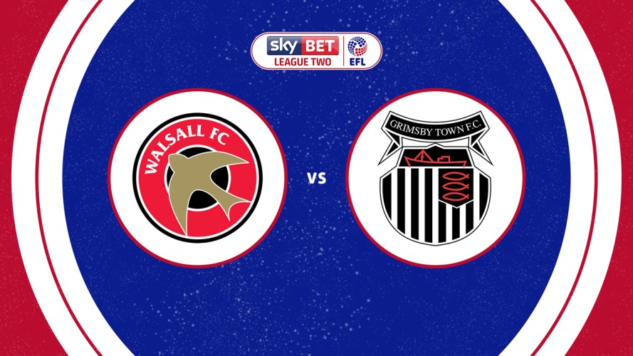 Walsall vs Grimsby Town event artwork