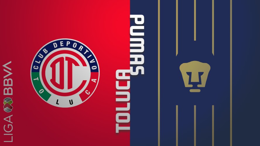 Toluca vs Pumas UNAM event artwork