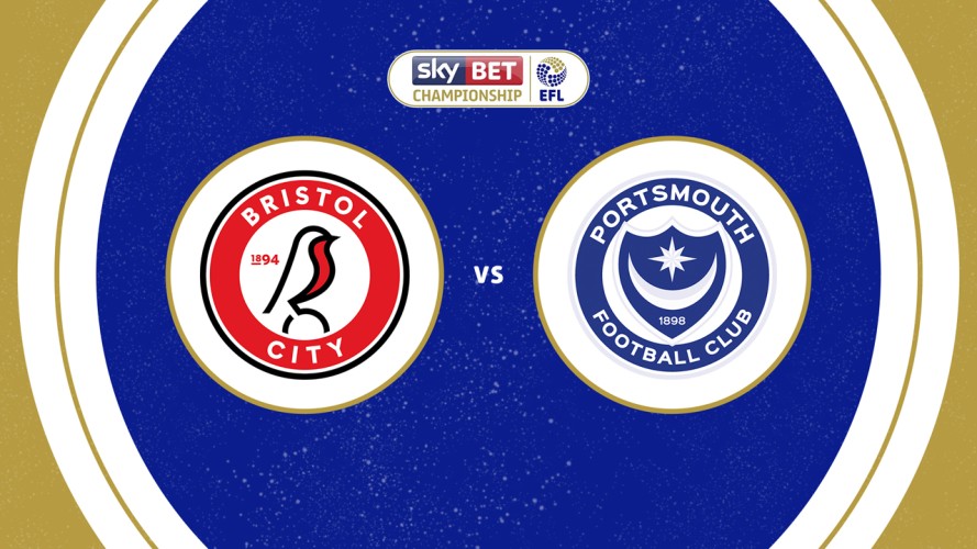 Bristol City vs Portsmouth event artwork