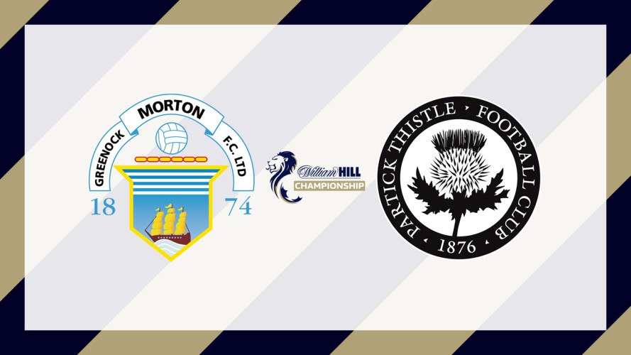 Greenock Morton vs Partick Thistle event artwork