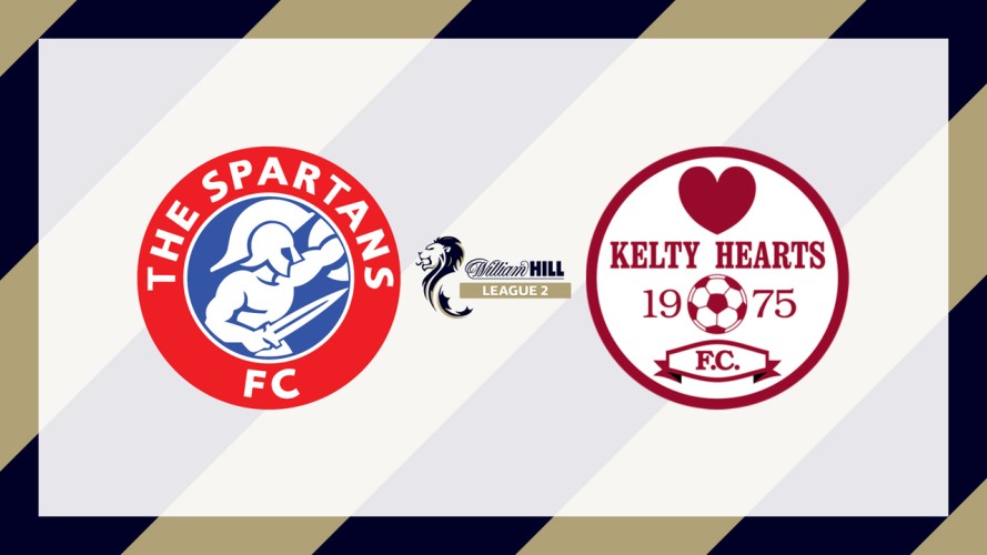 The Spartans vs Kelty Hearts event artwork