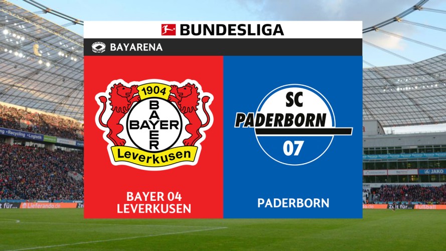 Bayer Leverkusen vs Paderborn event artwork