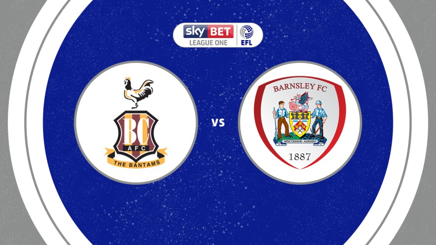 Bradford City vs Barnsley event artwork