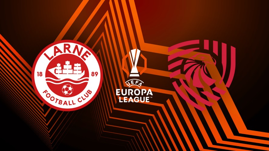 Larne vs Iberia 1999 event artwork