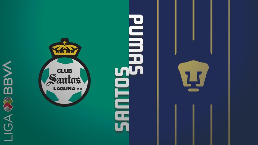 Santos Laguna vs Pumas UNAM event artwork