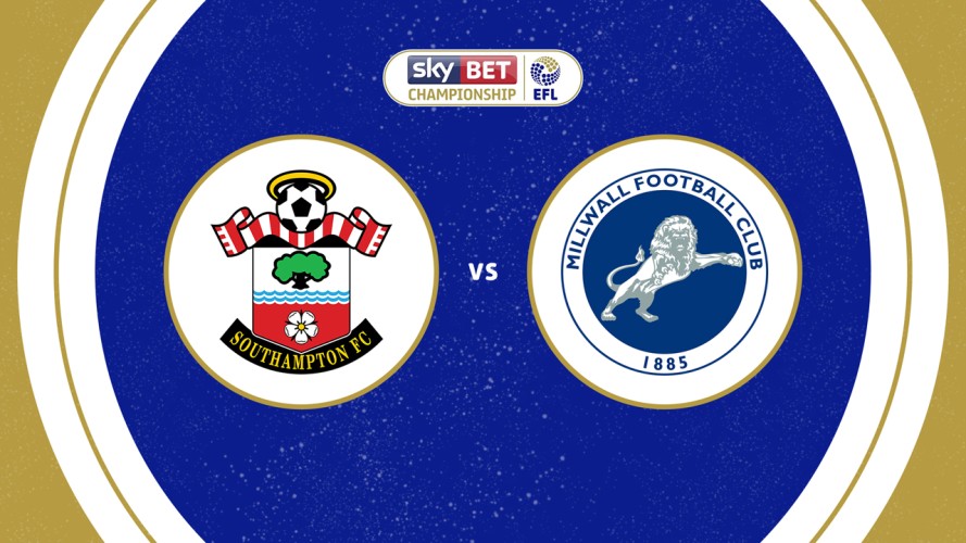 Southampton vs Millwall event artwork
