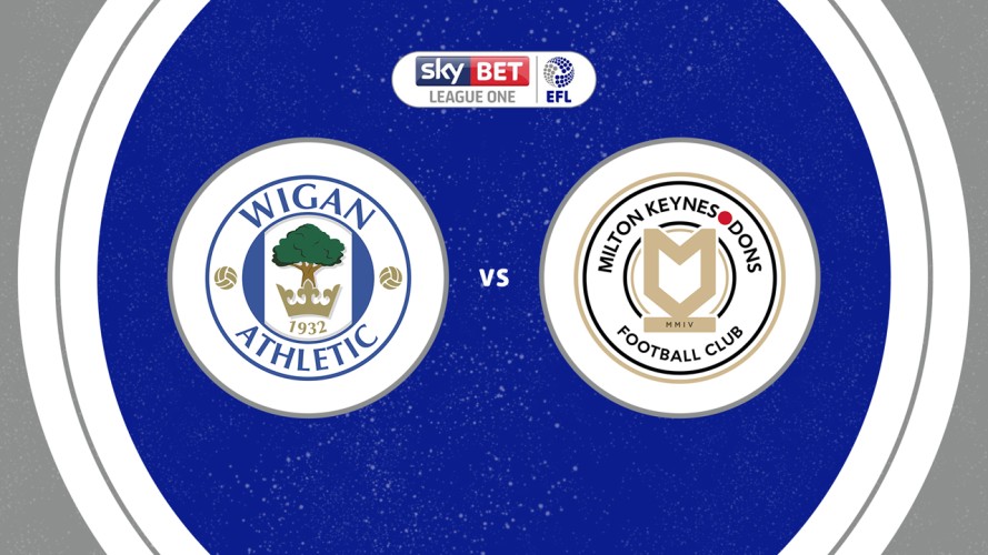 Wigan Athletic vs Milton Keynes Dons event artwork