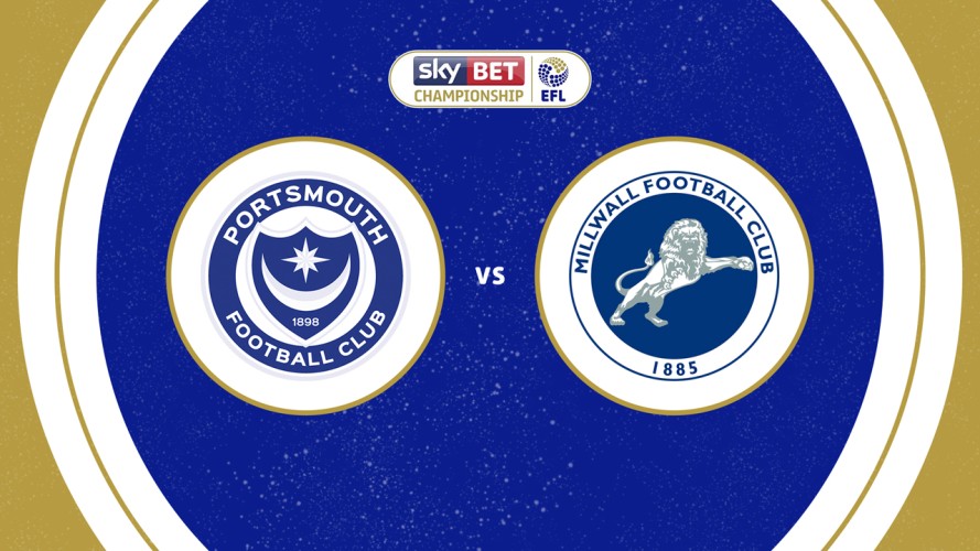Portsmouth vs Millwall event artwork