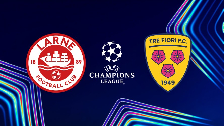 Larne vs Tre Fiori event artwork