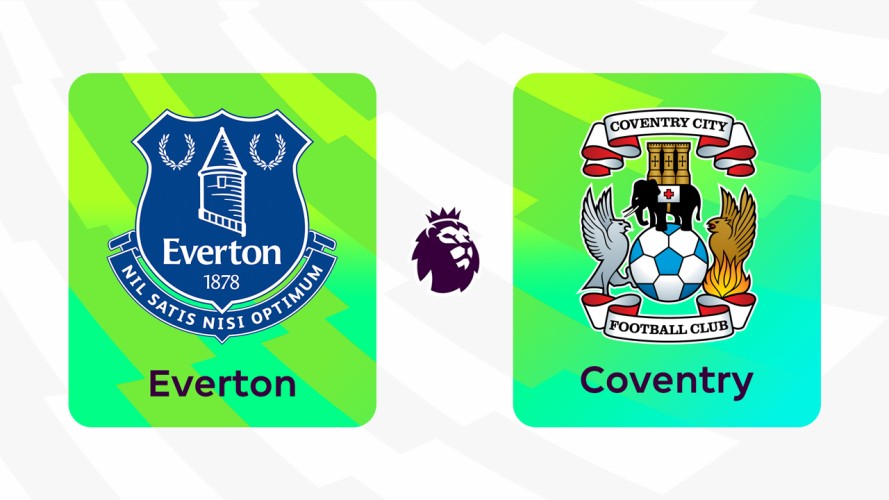 Everton vs Coventry event artwork