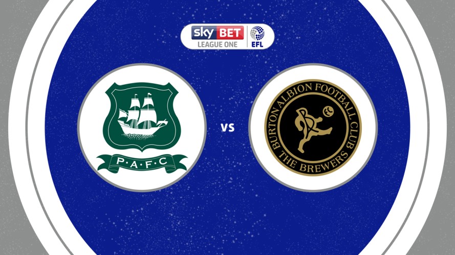 Plymouth Argyle vs Burton Albion event artwork