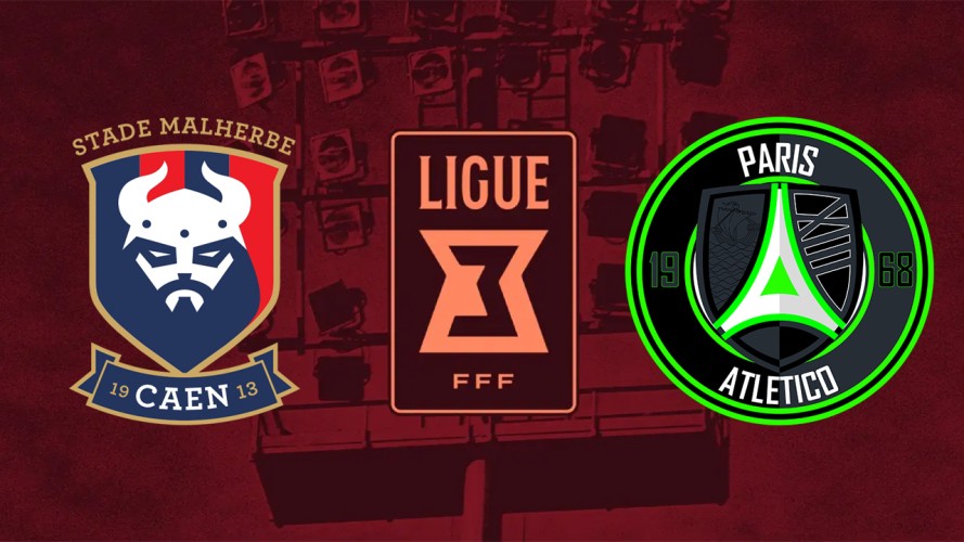 Caen vs Paris 13 Atletico event artwork