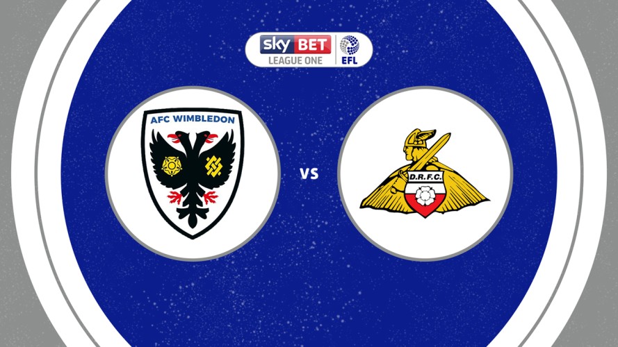 AFC Wimbledon vs Doncaster Rovers event artwork