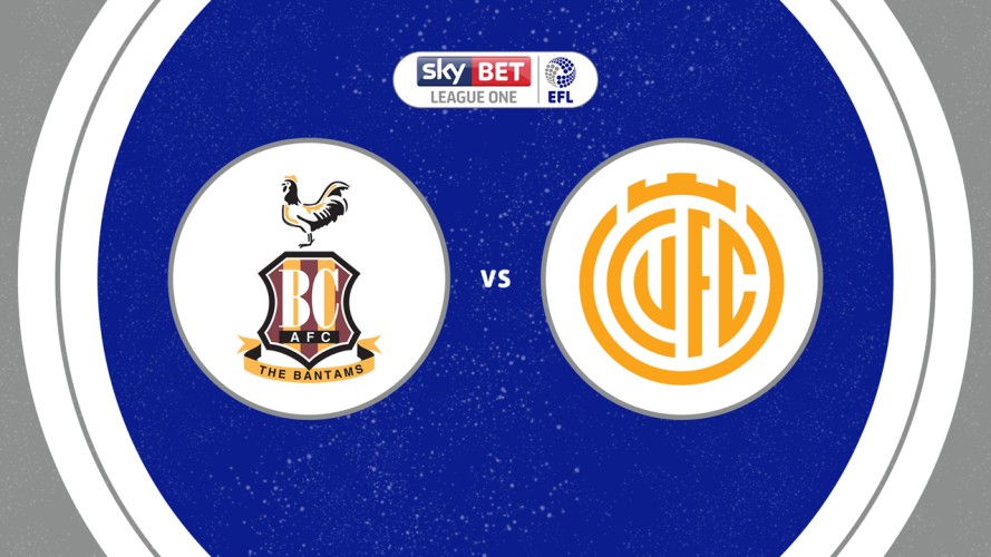 Bradford City vs Cambridge United event artwork