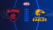 Melbourne Football Club vs West Coast Eagles thumbnail artwork