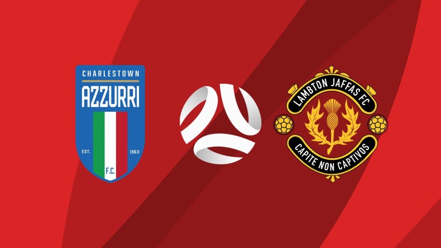 Charlestown Azzurri vs Lambton Jaffas event artwork
