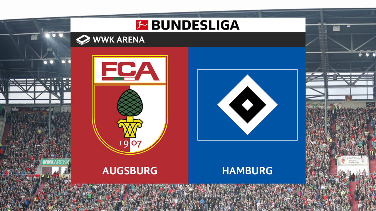 Kamp for FC Augsburg vs Hamburg