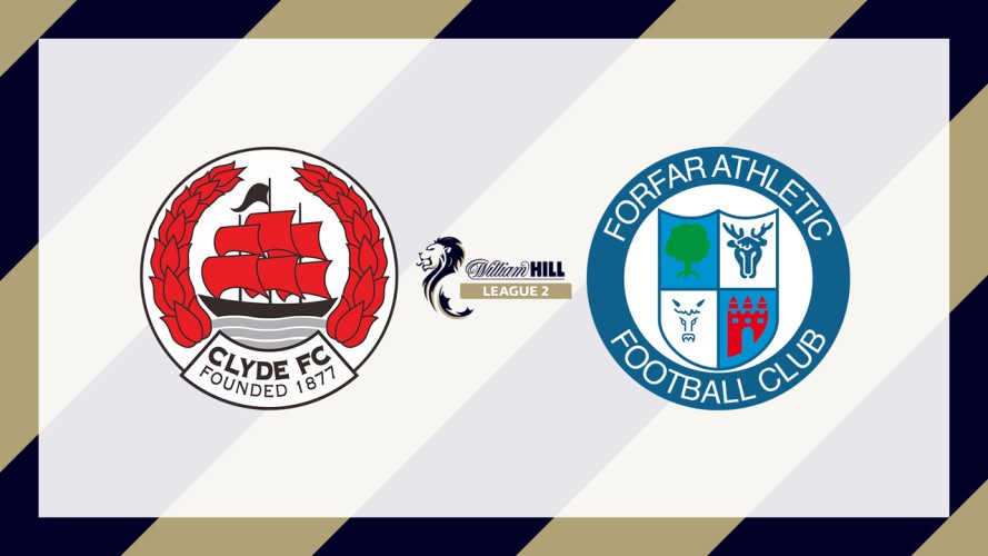 Clyde vs Forfar Athletic event artwork
