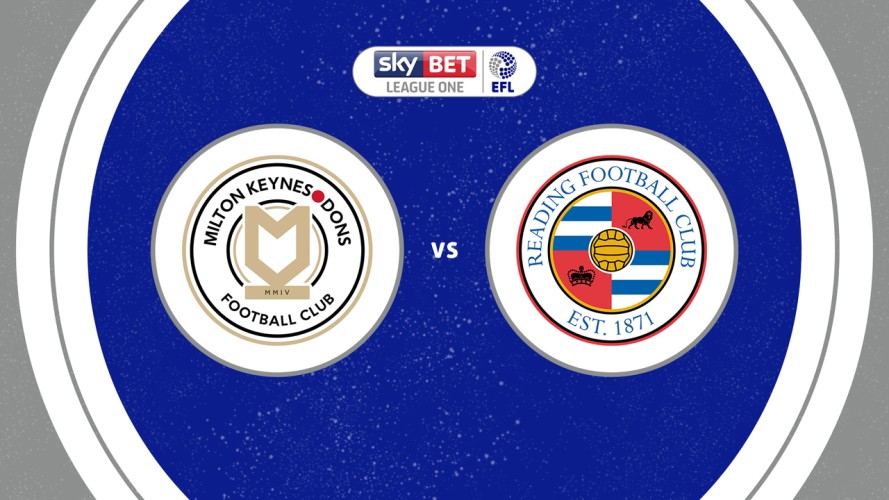 Milton Keynes Dons vs Reading event artwork