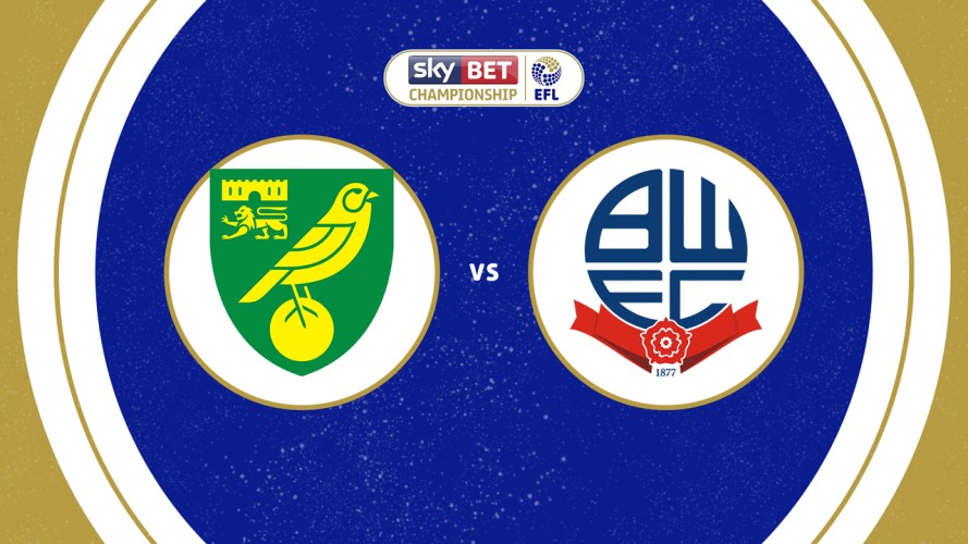 Norwich City vs Bolton Wanderers event artwork