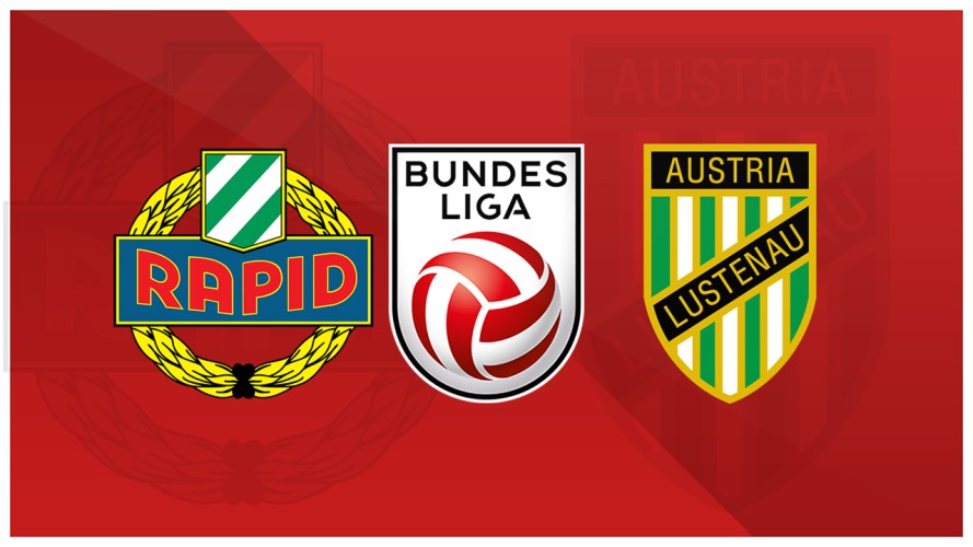 Rapid Vienna vs Austria Lustenau event artwork