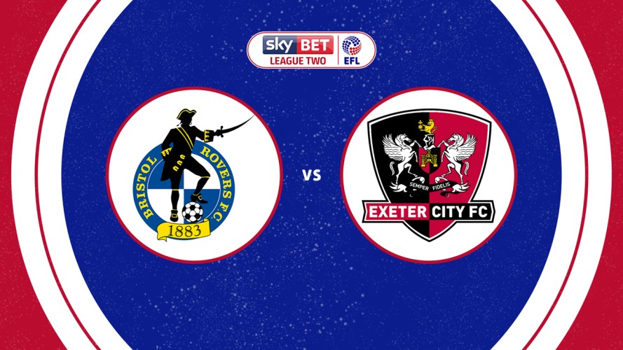 Bristol Rovers vs Exeter City event artwork