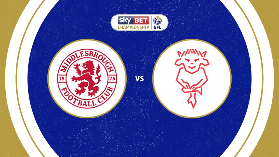 Middlesbrough vs Lincoln City event artwork