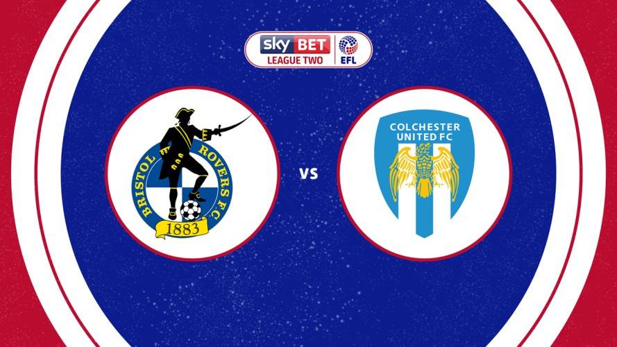 Bristol Rovers vs Colchester United event artwork