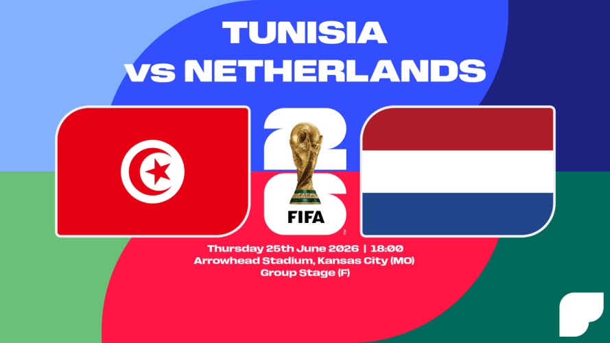 Tunisia vs Netherlands event artwork