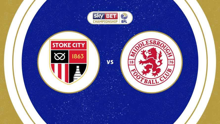Stoke City vs Middlesbrough event artwork