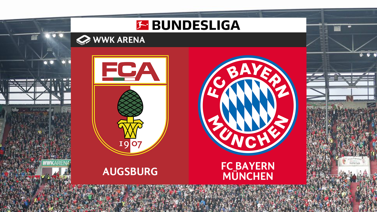 Kamp for FC Augsburg vs Bayern Munich