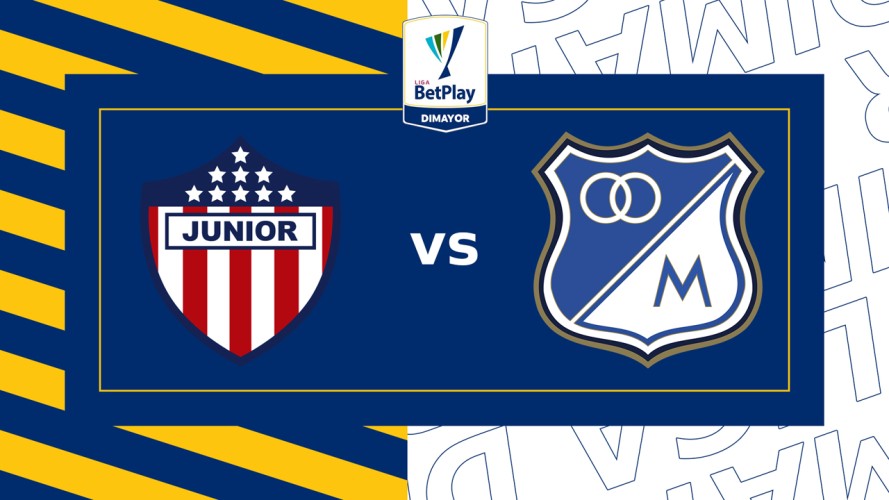 Atlético Junior vs Millonarios event artwork