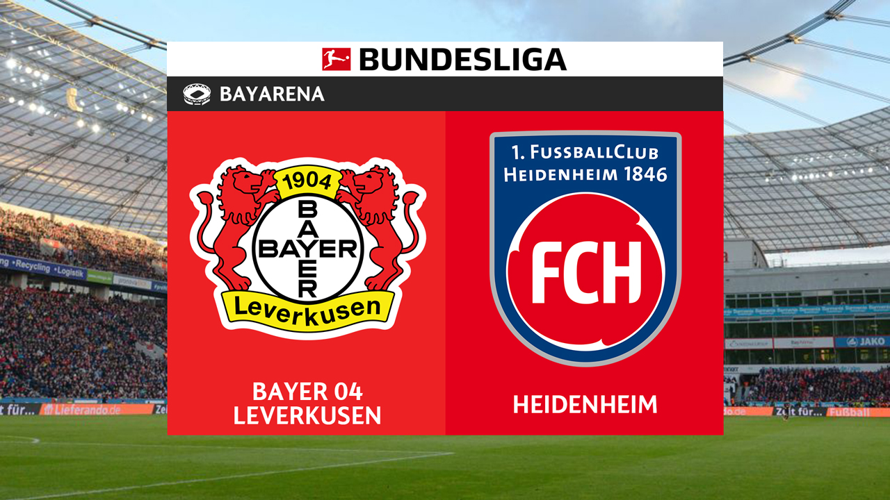 Kamp for Bayer Leverkusen vs FC Heidenheim
