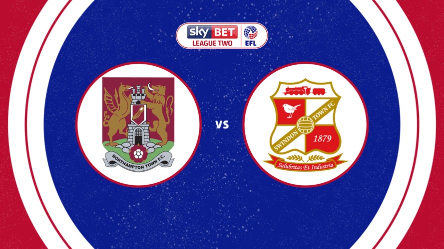 Northampton Town vs Swindon Town event artwork