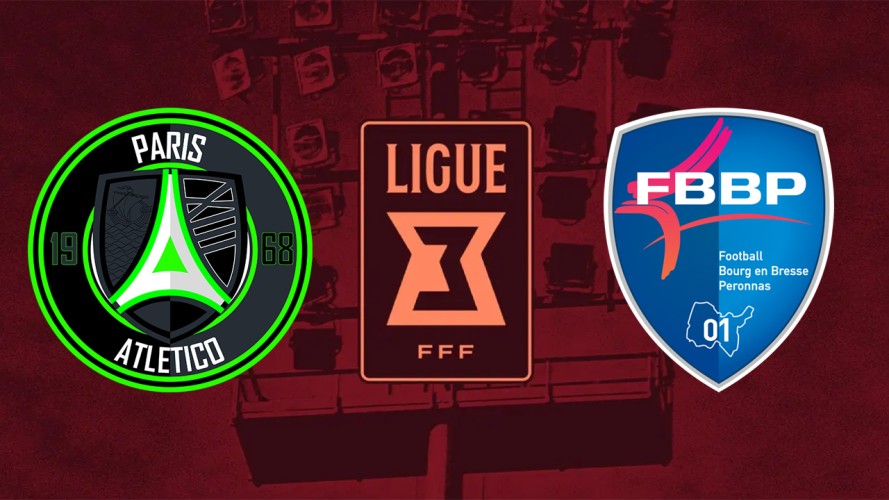 Paris 13 Atletico vs Bourg-Péronnas event artwork