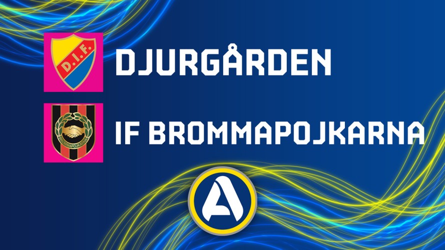 Djurgården vs Brommapojkarna event artwork