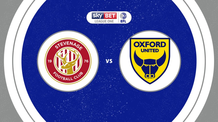 Stevenage vs Oxford United event artwork