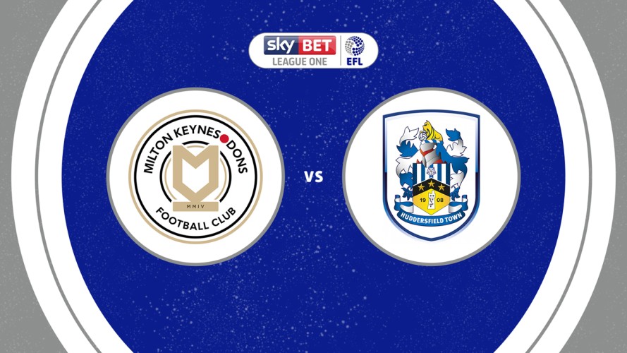 Milton Keynes Dons vs Huddersfield Town event artwork