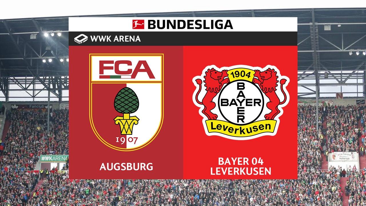 Kamp for FC Augsburg vs Bayer Leverkusen