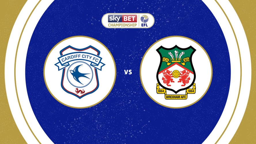 Cardiff City vs Wrexham event artwork