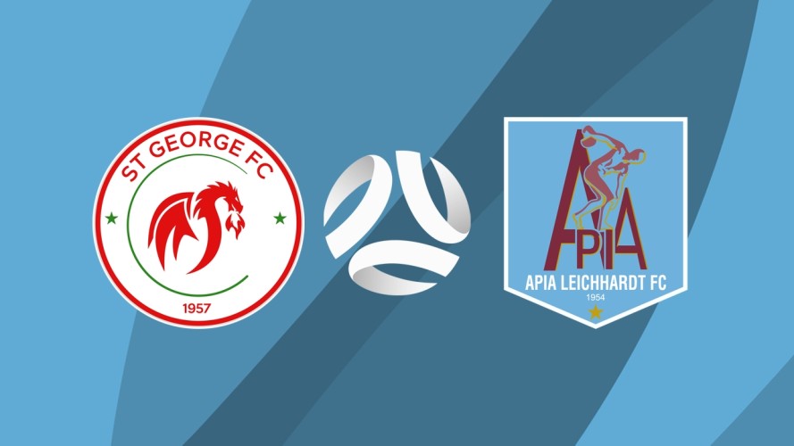 St George vs APIA Leichhardt event artwork