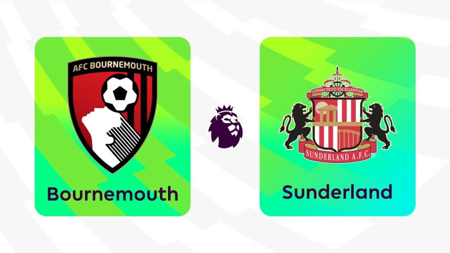 Bournemouth vs Sunderland event artwork